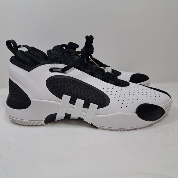 Adidas D.O.N. Issue 5‎ Shoes Men's Sz 11 Black White Team (New) - Picture 1 of 13